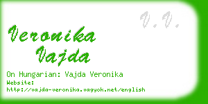 veronika vajda business card